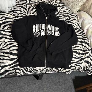 Billionaire Boys Club Black Hoodie with White Tag Detail